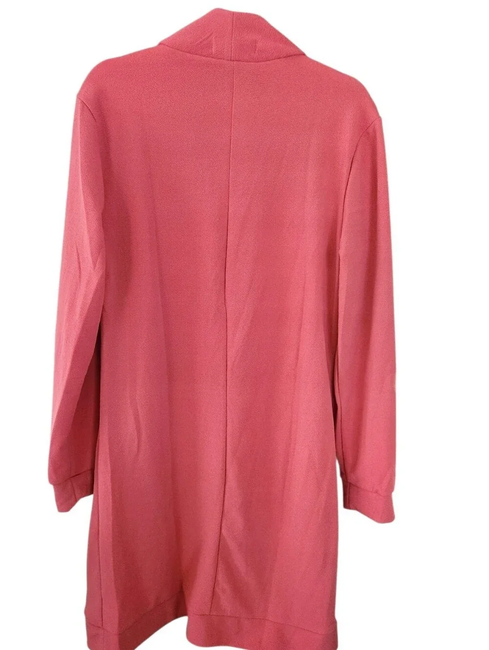 NWT DOUBLE JU Mauve Open Front Long Sleeved Cardigan Stretchy Plus Size 1X NEW